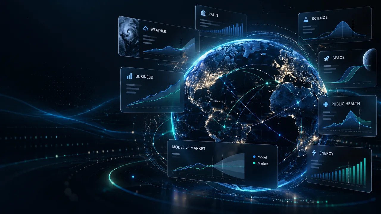 PropBetEdge Predictions global probability intelligence across weather, rates, science, space, business, public health and energy.
